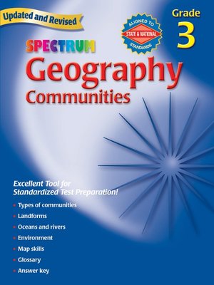 cover image of Geography, Grade 3